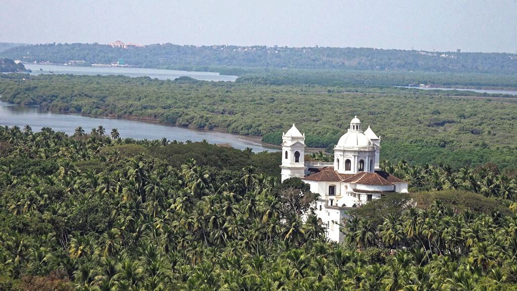 churches in Old Goa are UNESCO World Heritage Sites 