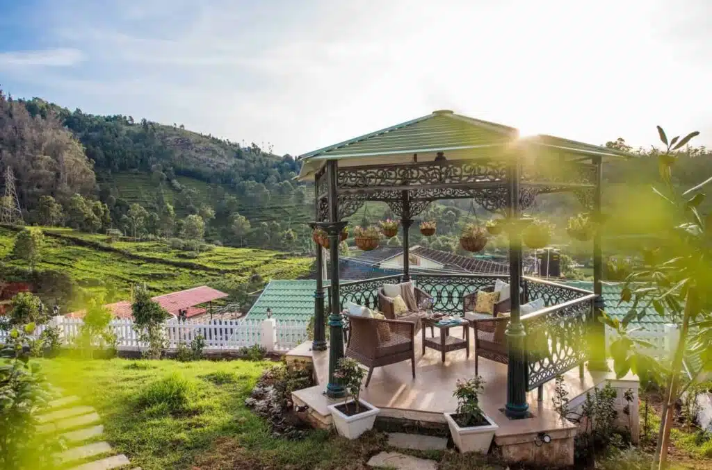 Albany Cottage - Luxury Villas in Conoor for Sale - Romantic Seating Area