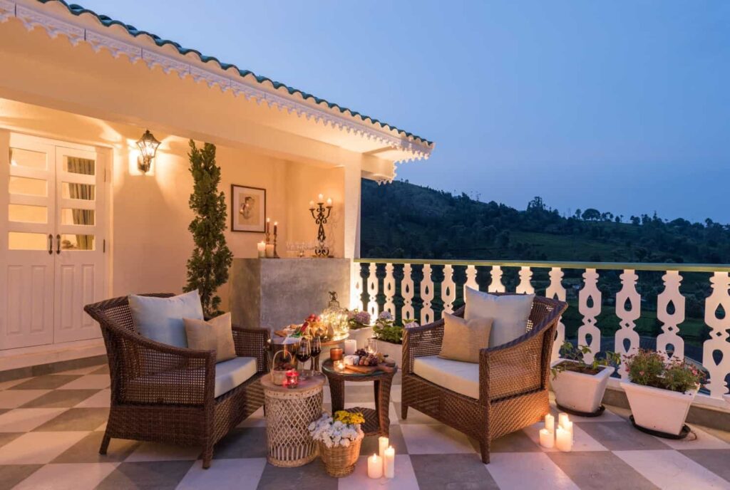 Albany Cottage - Conoor Villas with Private Pool for Sale - Terrace View