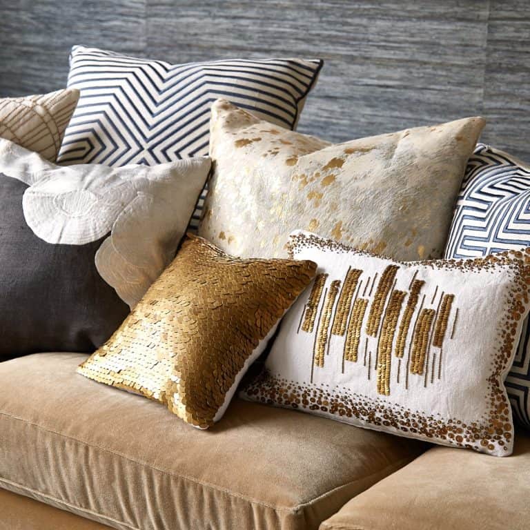 Metallic Cushions