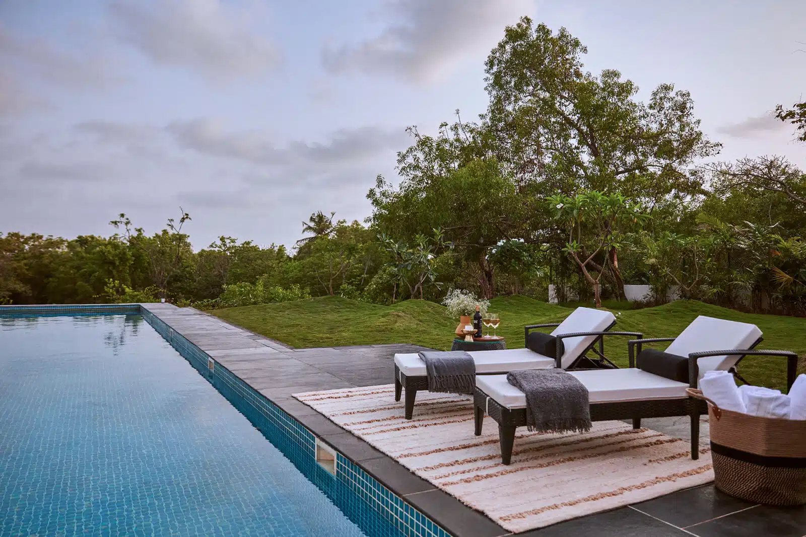 Estate de Frangipani - Bungalow for Sale in Goa Near Beach - Pool Side