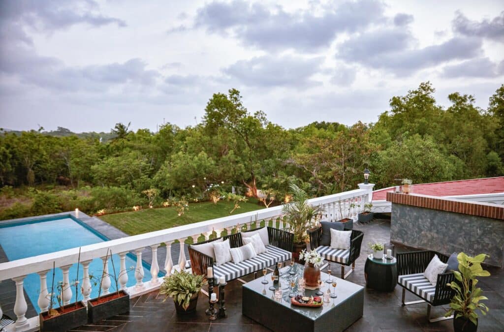 Estate de Frangipani - Sea Facing Bungalow for Sale in Goa - Pool Villa