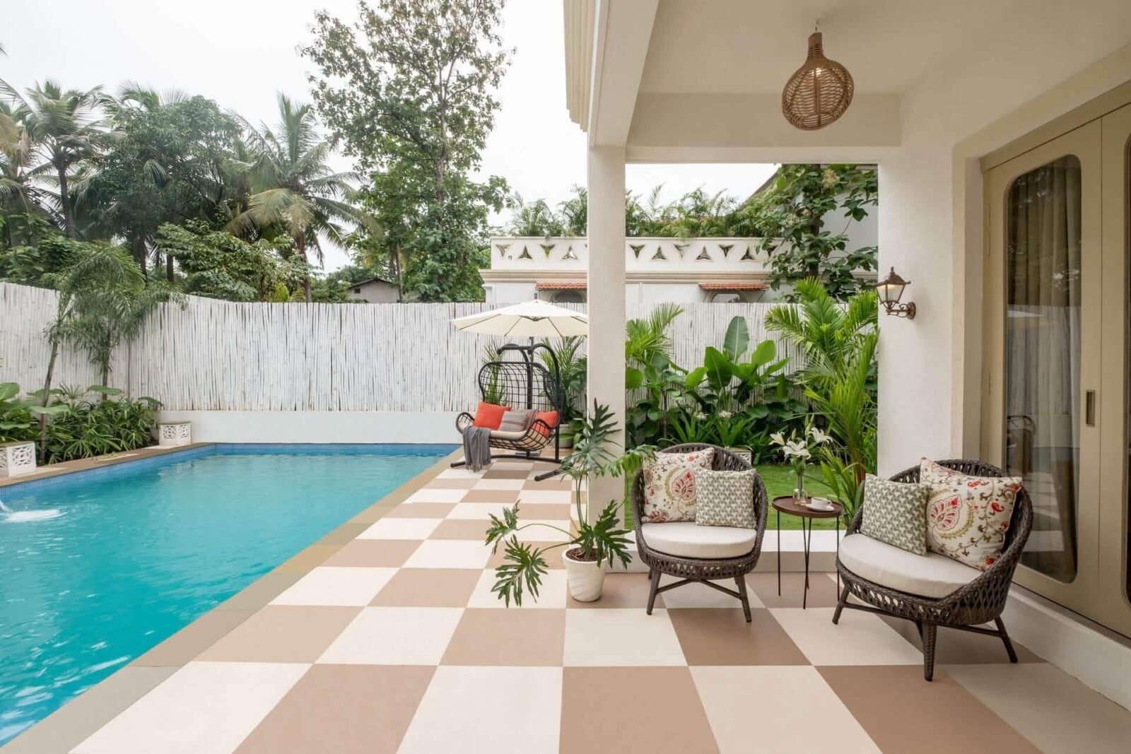 Castello Villa IV - Luxury Villas in Goa with Private Pool - Beautiful Pool Area