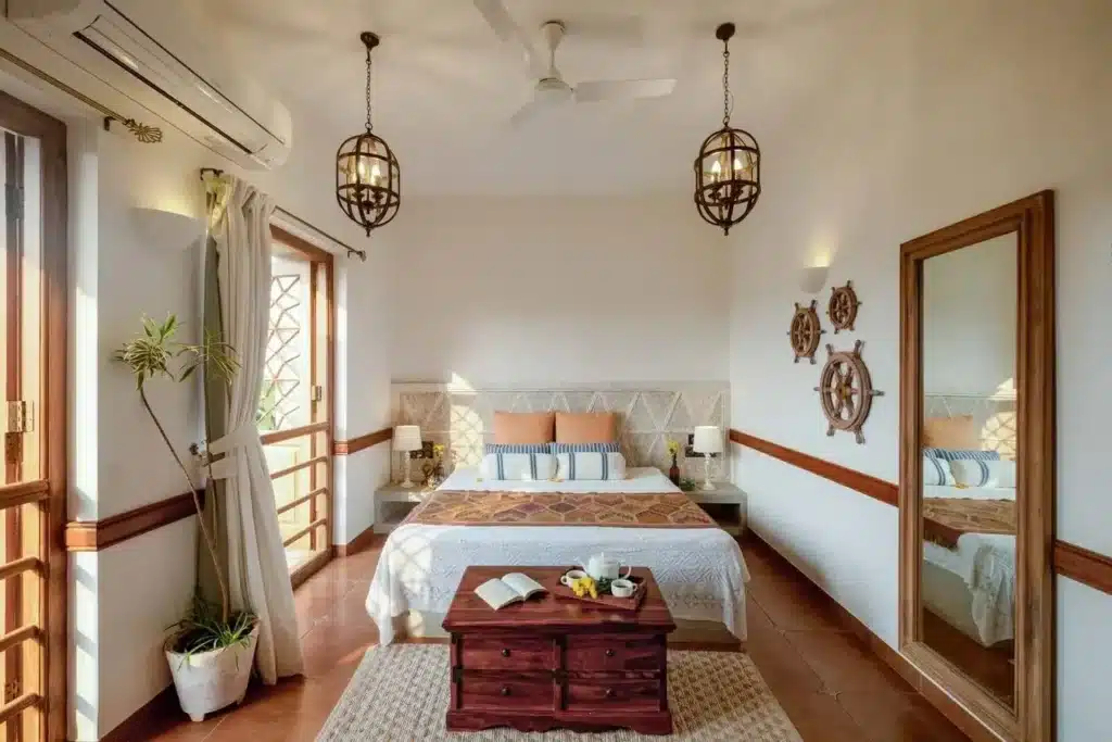 Fonteira Villa E - Pool Villa in Goa - Beautiful Bedroom View