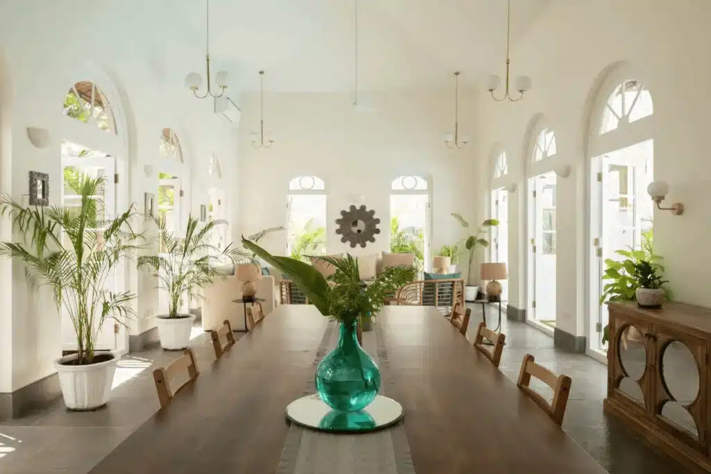 Colina Vaddo A - Luxury Villas in Goa with Private Pool - Beautiful Dining Area