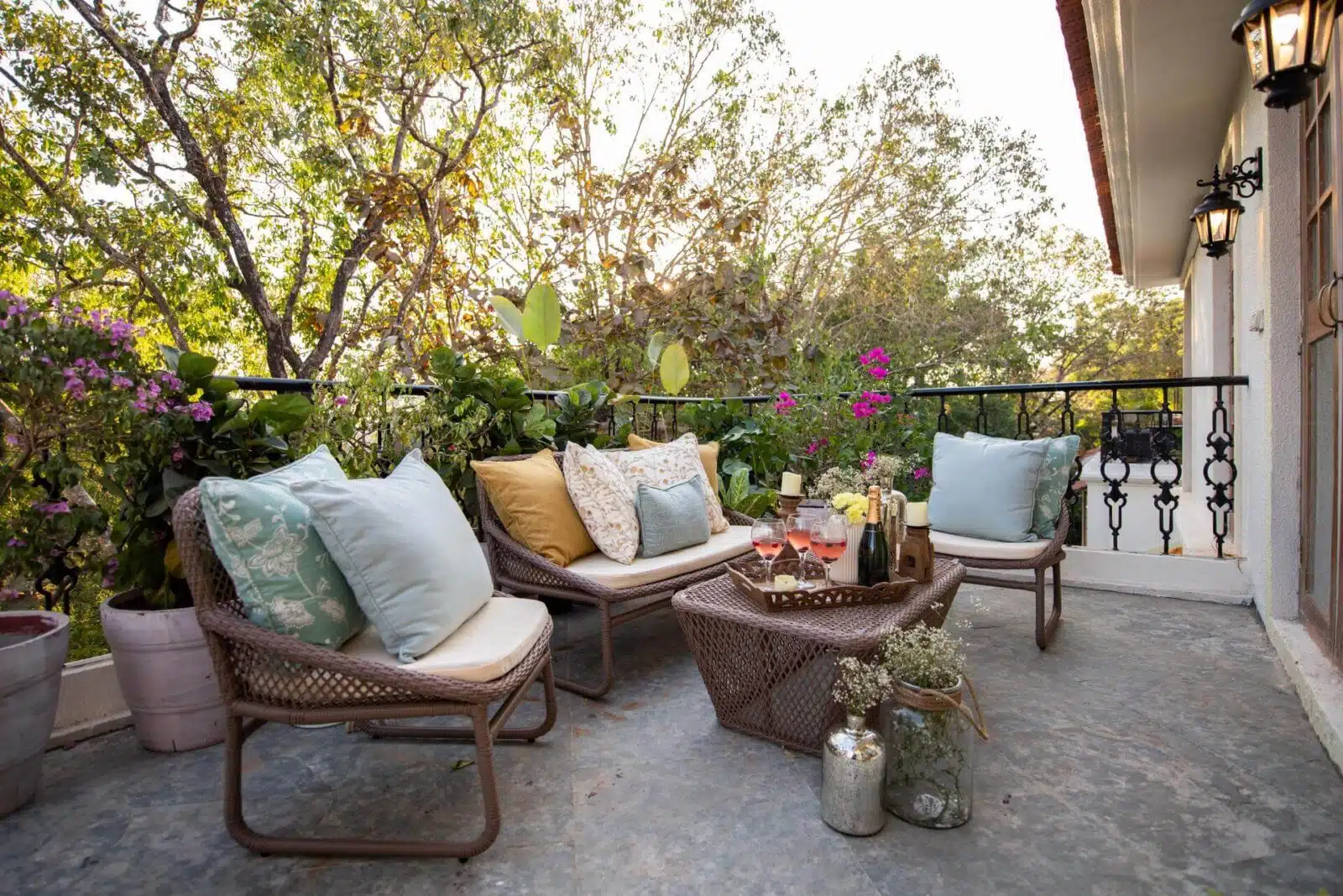 Colina Vaddo C - Bungalows in Goa for Sale - Beautiful Terrace View
