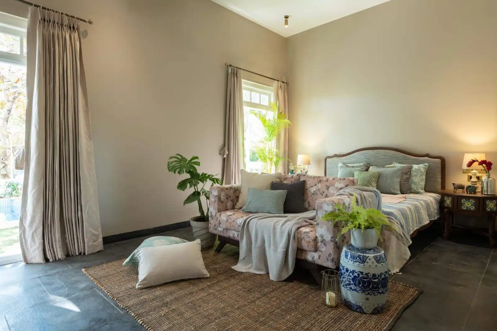 Colina Vaddo C - 3 BHK Villa in North Goa - Elagant Bedroom View
