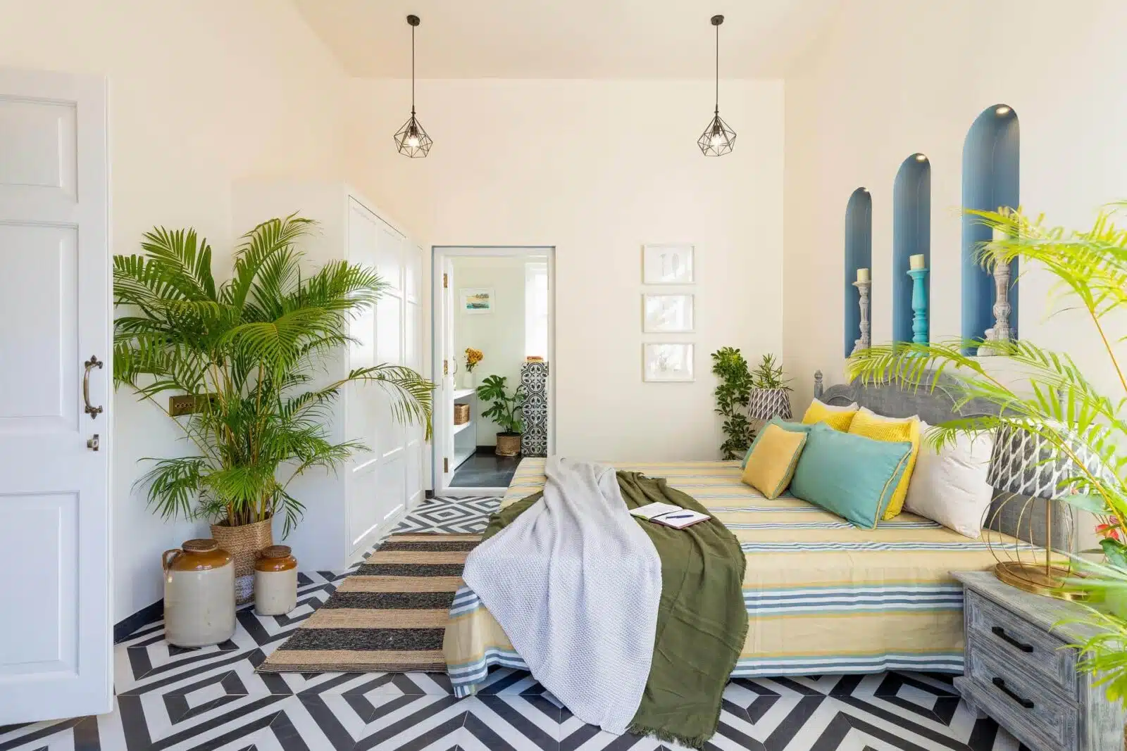 Collina Villa G - Luxury Villas in Goa with Private Pool - Stunning Bedroom Area