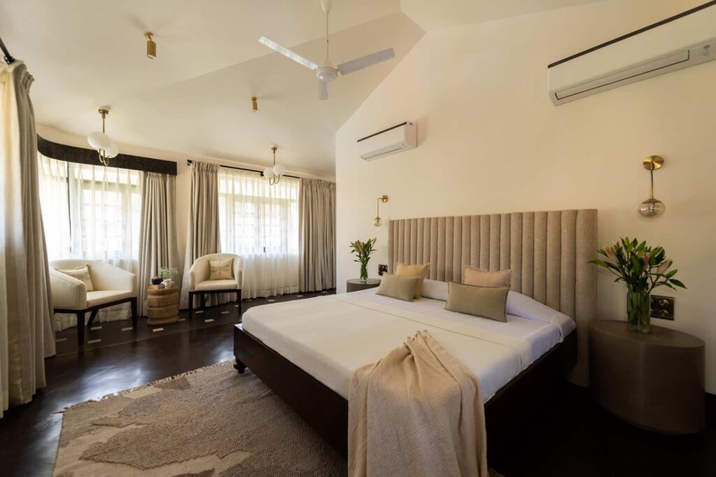 Fairview Estate - Villas in North Goa - Beautiful Bedroom View