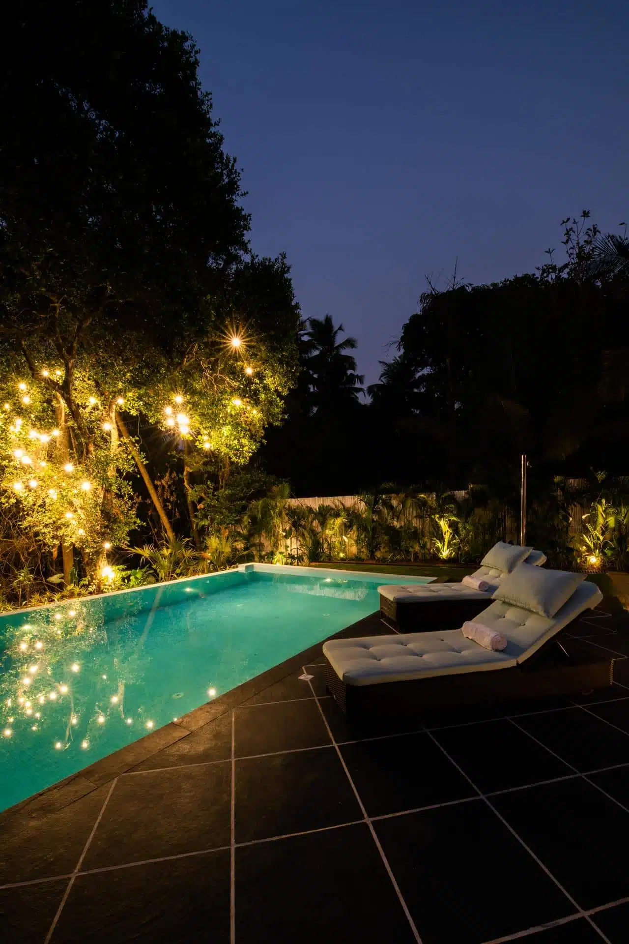 Fairview Estate - Best Villas in North Goa - Romantic Pool View