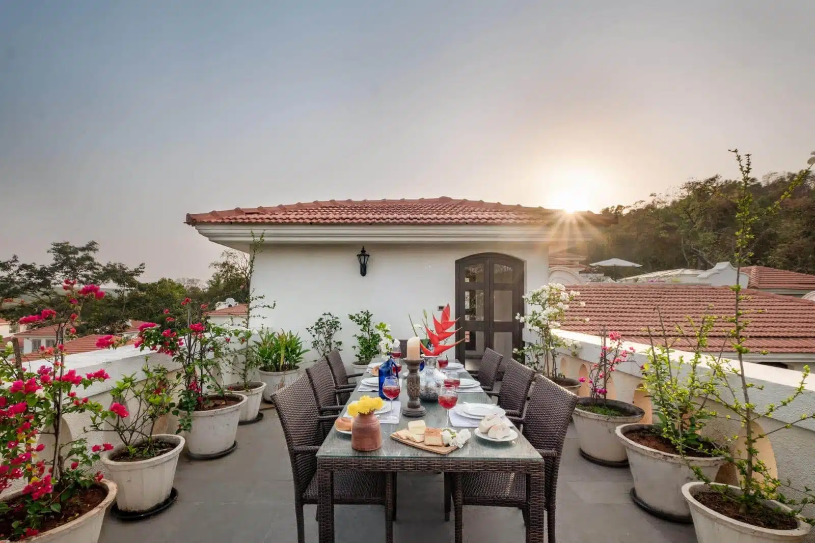 Fonteira Villa F - Luxury Bungalows in Goa for Sale - Stunning Terrace View