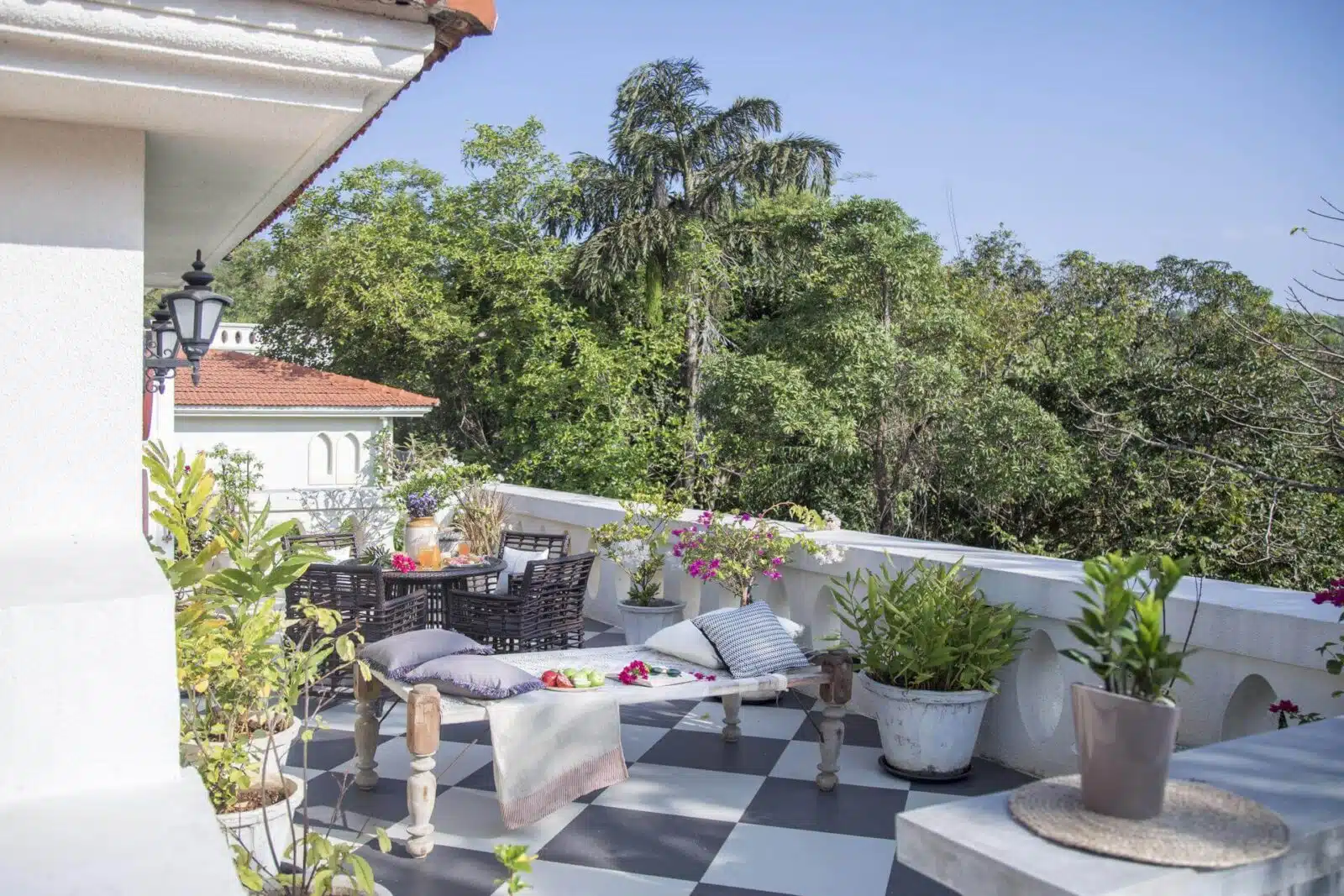 Fonteira Villa H - Luxury Bungalows in Goa for Sale - Stunning Terrace View