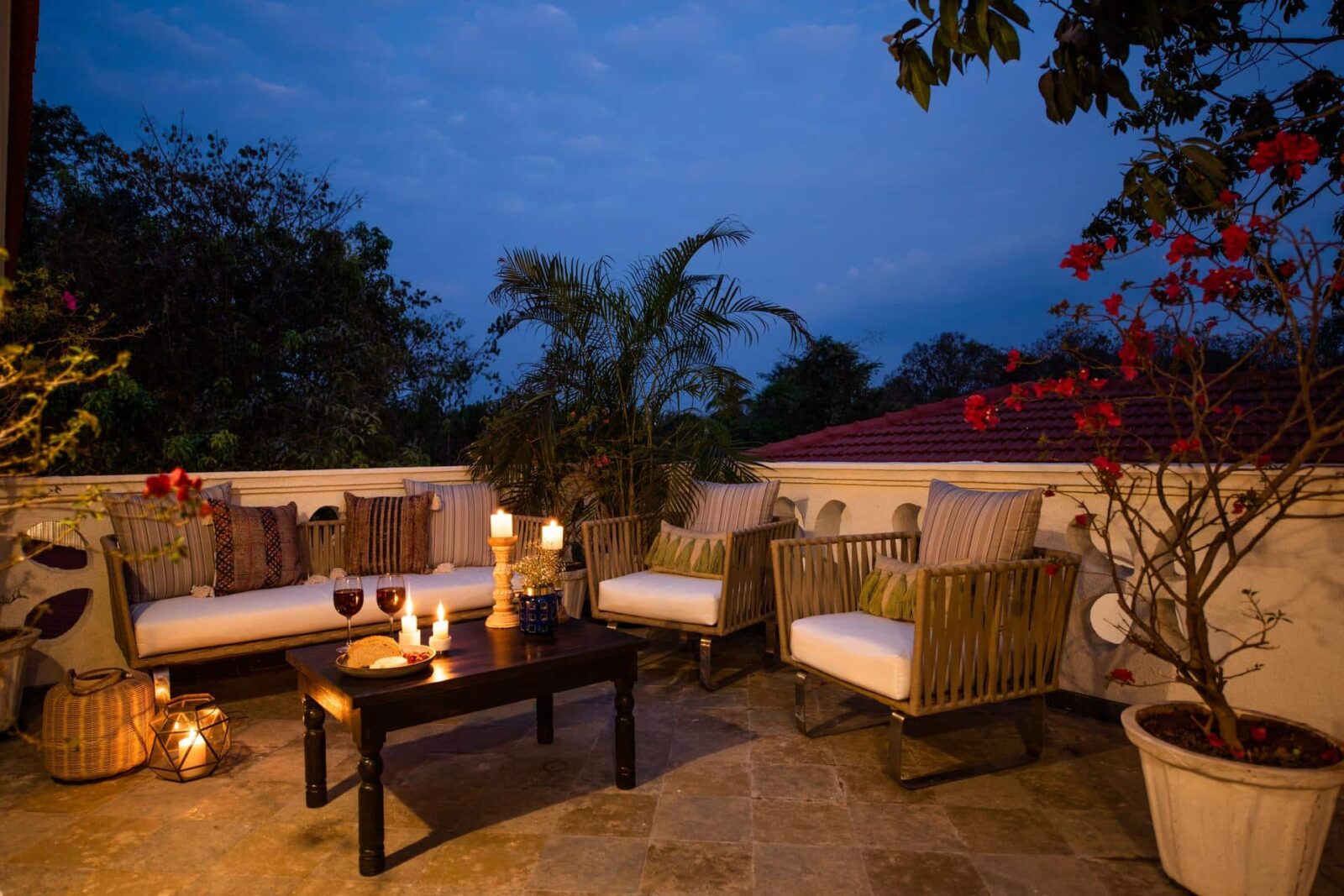 Monforte A - Luxury Bungalows in Goa for Sale - Stunning Terrace View