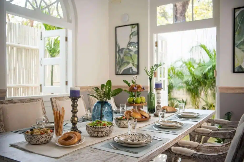 Monforte Villa E - Best Villas in North Goa - Stunning Dining Area Monforte Villa E North Goa Stunning Dining Area