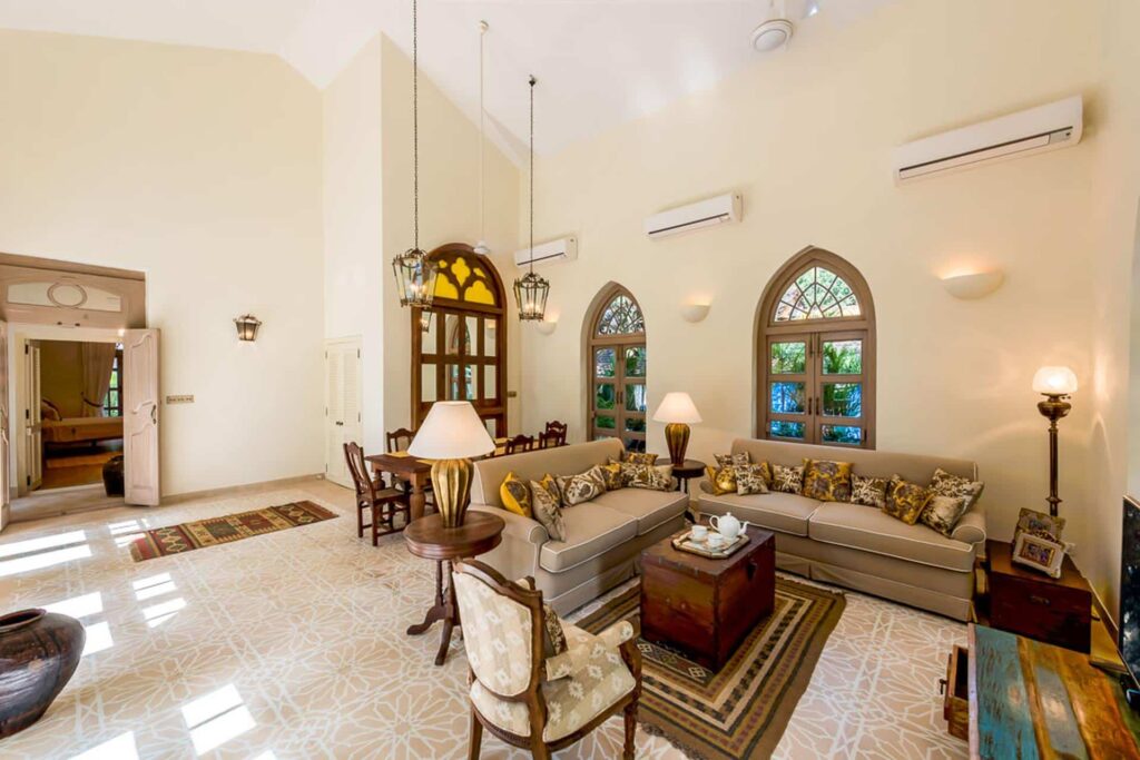 Villa Evora - Pool Villa in Goa for Sale - Beautiful Living Room
