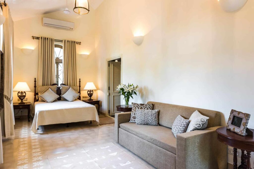 Villa Evora - Bungalows in Goa for Sale - Elegant Living Room