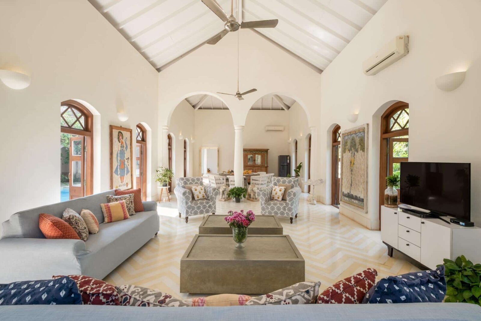 Villa Verde - Pool Villa in Goa for Sale - Beautiful Living Room