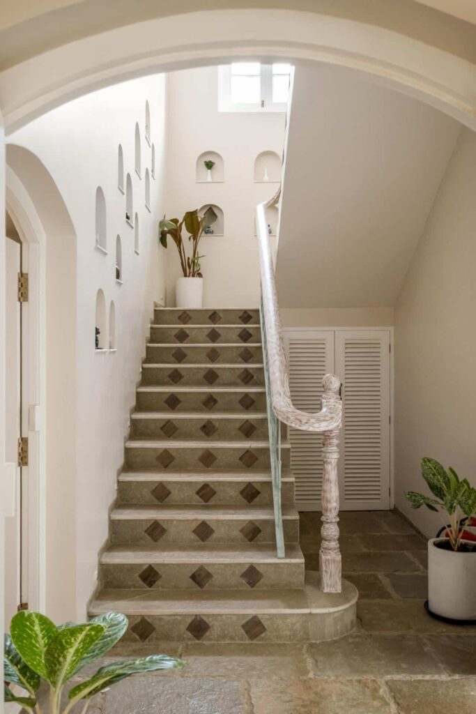 Silvio D - Luxury Villas in Goa with Private Pool - Stunning Stair Case