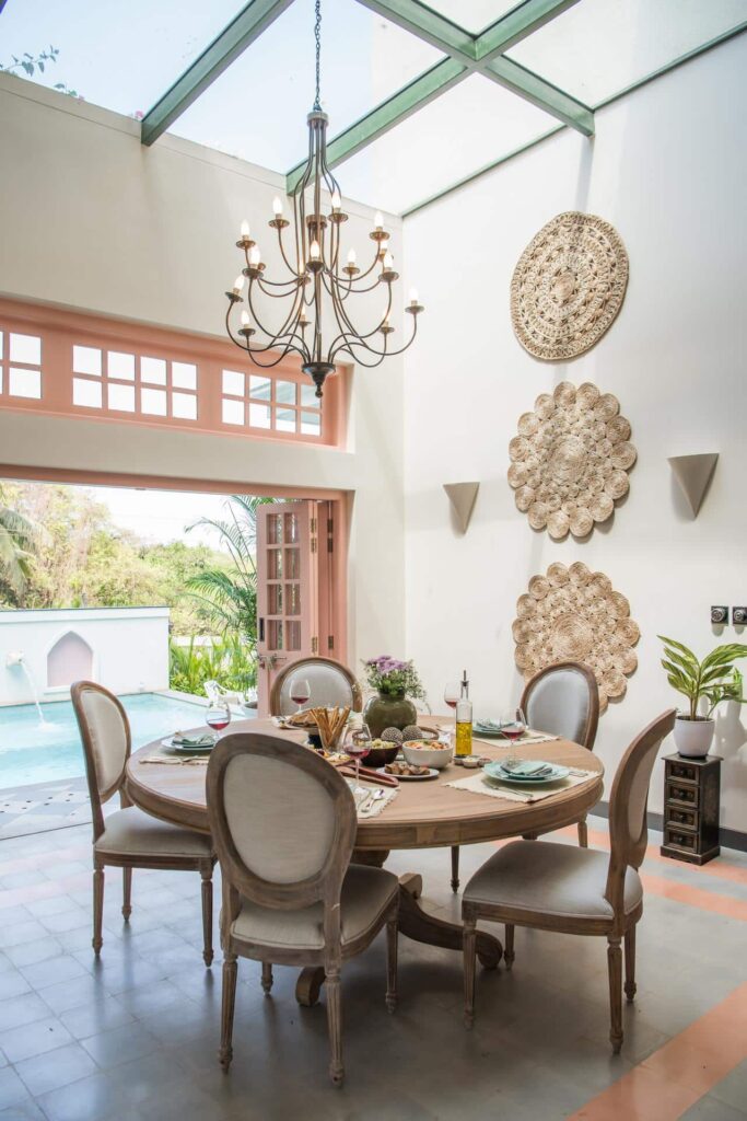 Villa Alenteho - Best Villas in North Goa - Stunning Dining Area