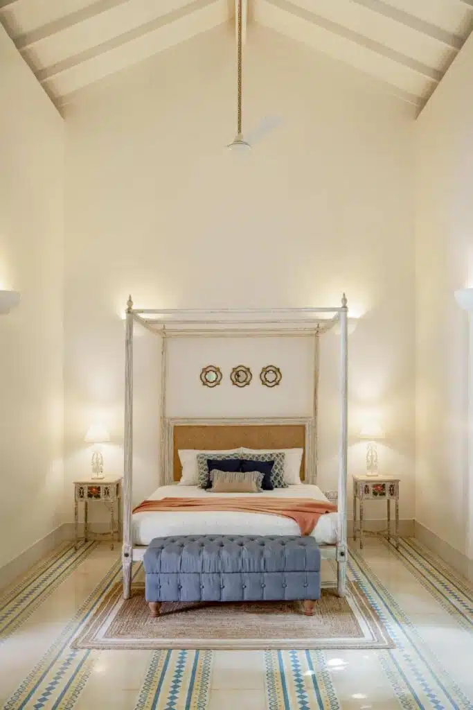 Villa Azul - Pool Villa in North Goa - Cozy Bedroom View