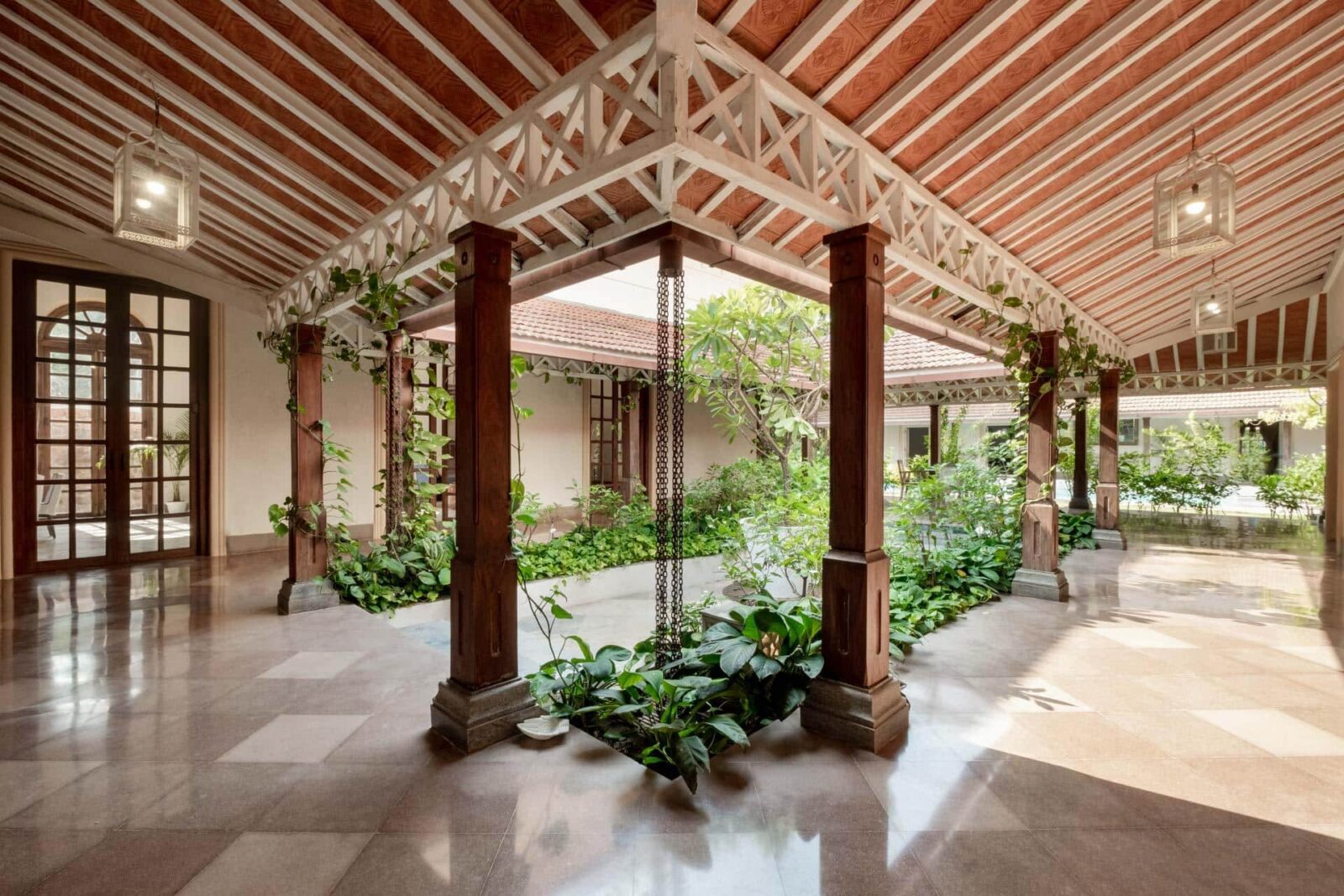 Villa Azul - Luxury Villas with Private Pool for Sale - Elegant Courtyard