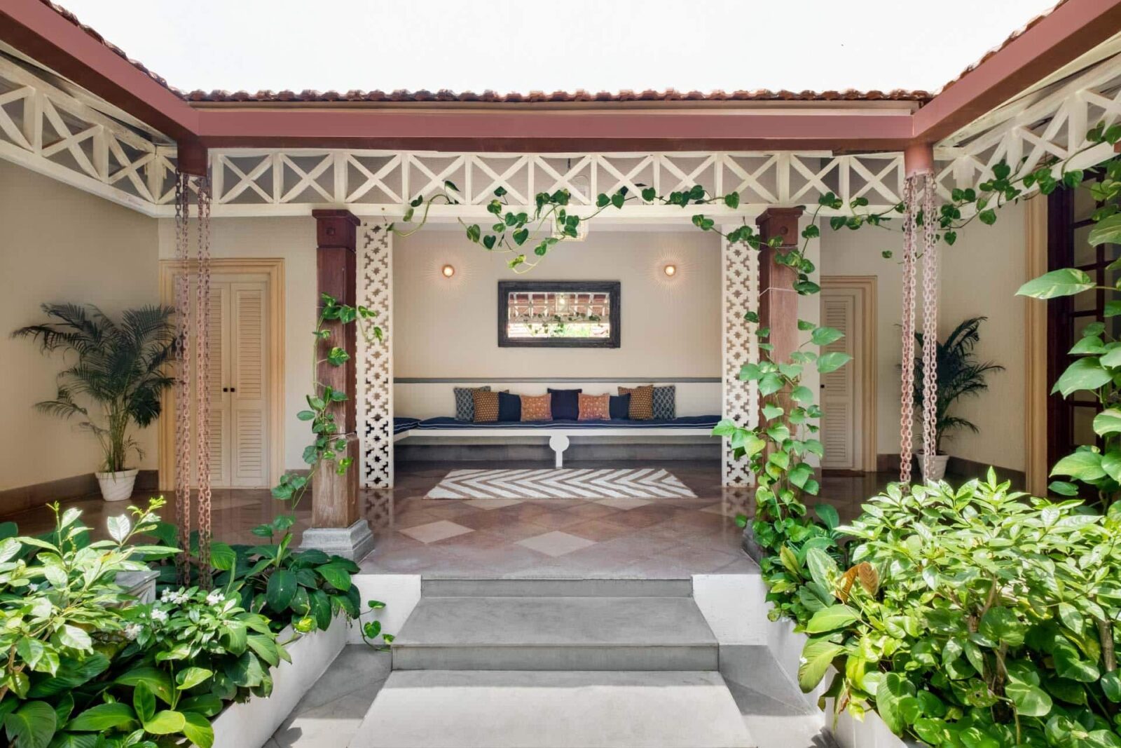 Villa Azul - Goa Villas with Private Pool for Sale - Elegant Seating Area