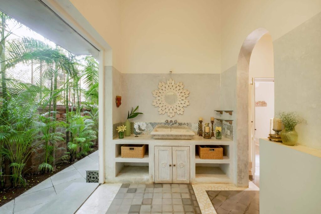 Villa Branco - Luxury Villas in Goa with Private Pool - Beautiful Wash Basin