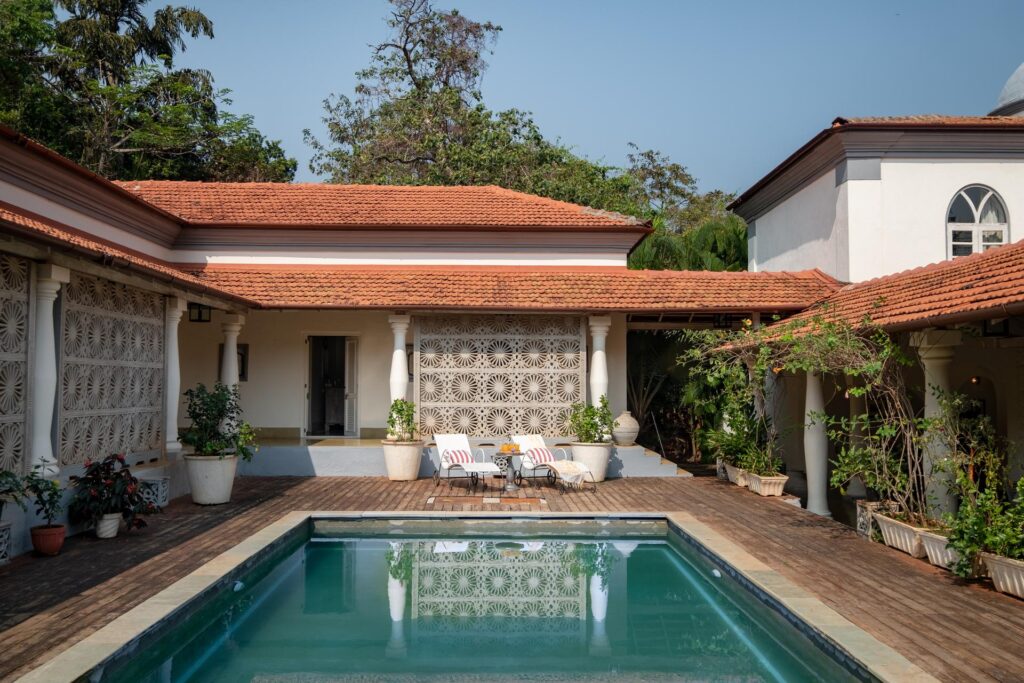 Villa Branco - Villas for Sale in Goa - Pool View