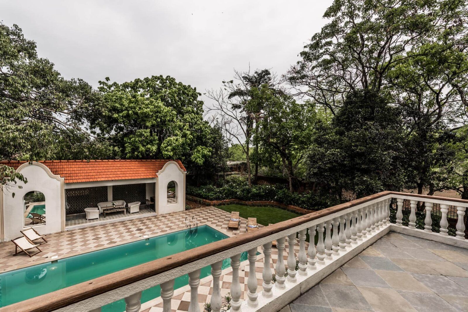 Villa Cecelia - Buy Villas in North Goa - Cozy Terrace View