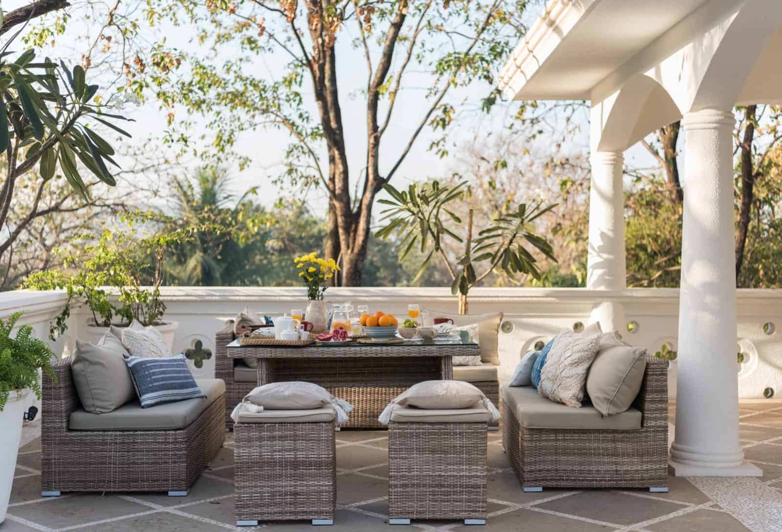 Villa Vivre - Private Pool Villa for Sale in Goa - Romantic Terrace View