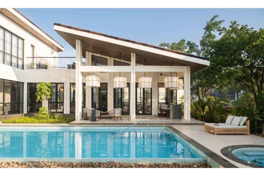 RiyuVann Estate - Villas in Alibaug with Private Pool - Elegant Villa View