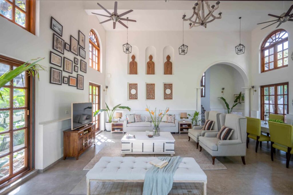 Villa Maraville - Bungalows in Goa for Sale - Elegant Living Room