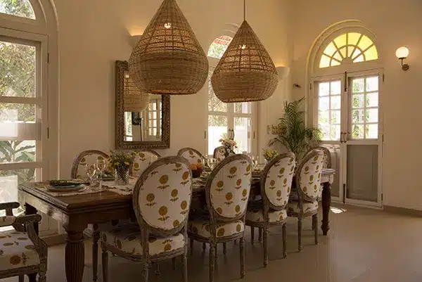 Buy Luxury Villas in Goa - Beautiful Dining Space