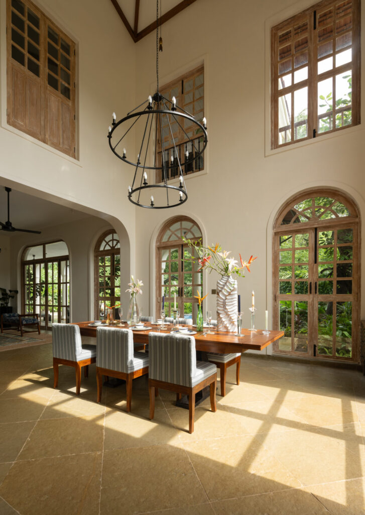 Private Luxury Villas in Goa - Dining View