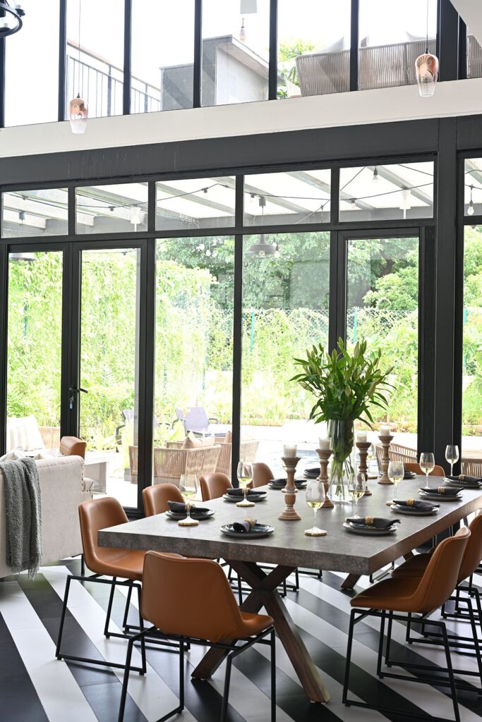 Private Villa with Pool in Alibaug - Dining Area