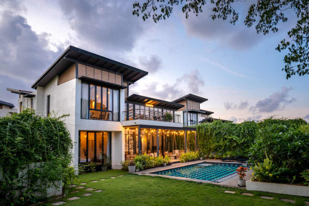 Villa with Private Pool in Alibaug - Facade