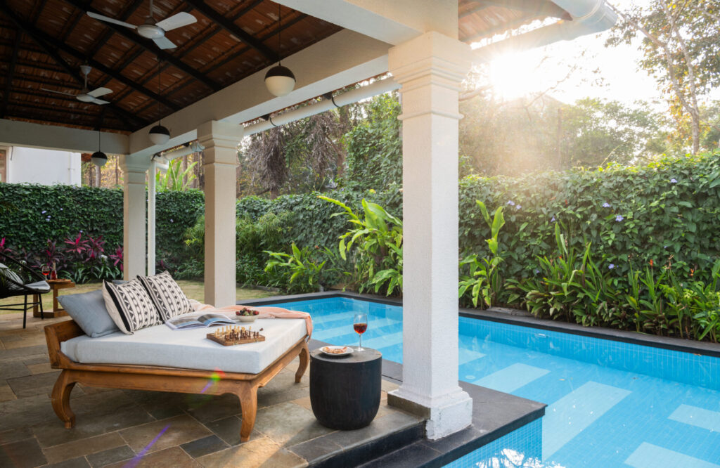 Luxury Villas in North Goa - Outside Seating Area