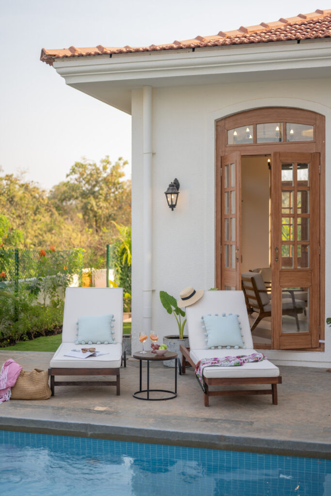 Bungalows in Goa - Pool Area