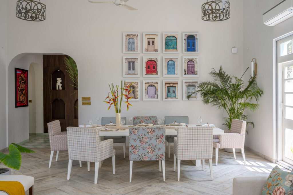 Luxury Villas in North Goa - Dining area