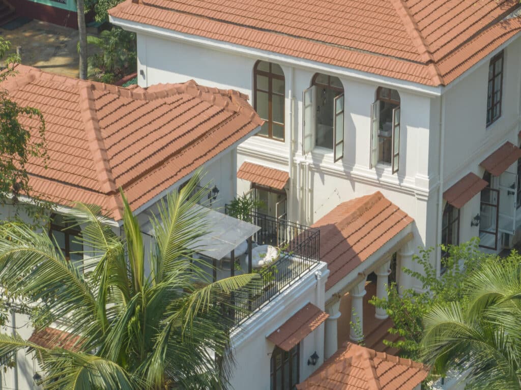 Portuguese Goa Villas - Tiled Roofs