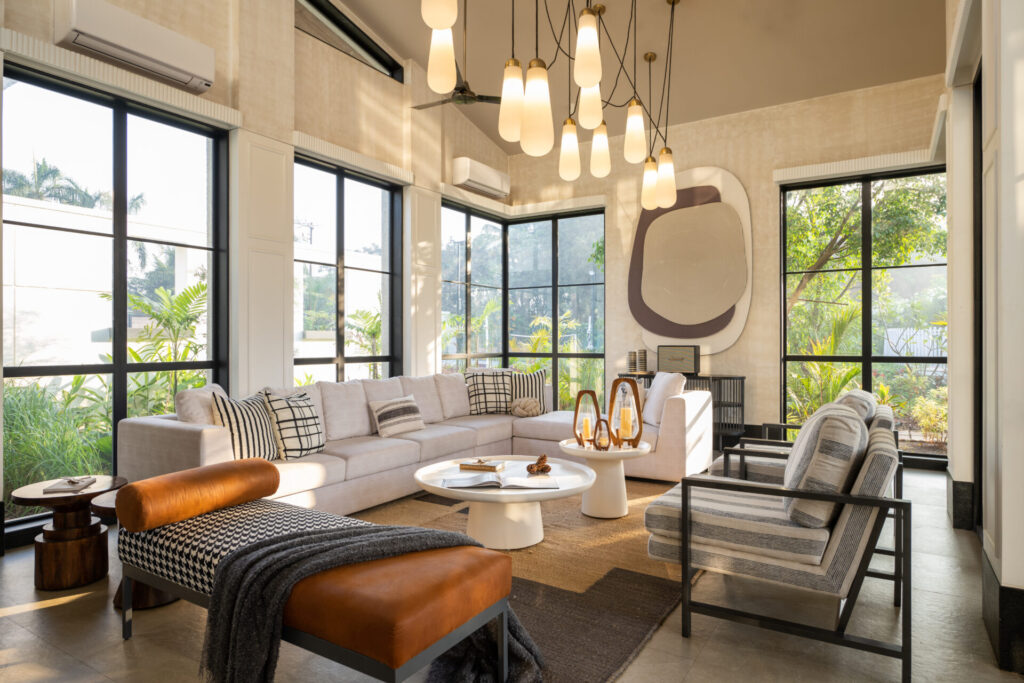 Luxury Villas in Alibaug - Living Area