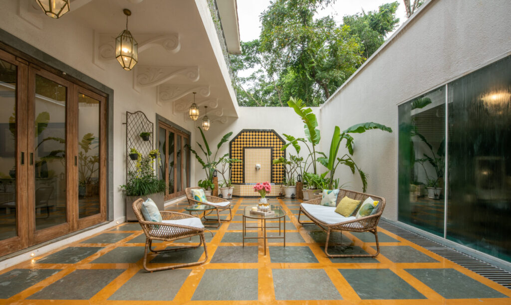 Luxury Villas in North Goa - Outdoor Seating